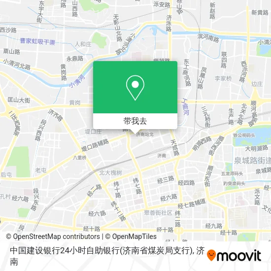 中国建设银行24小时自助银行(济南省煤炭局支行)地图