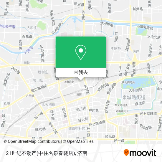 21世纪不动产(中住名泉春晓店)地图