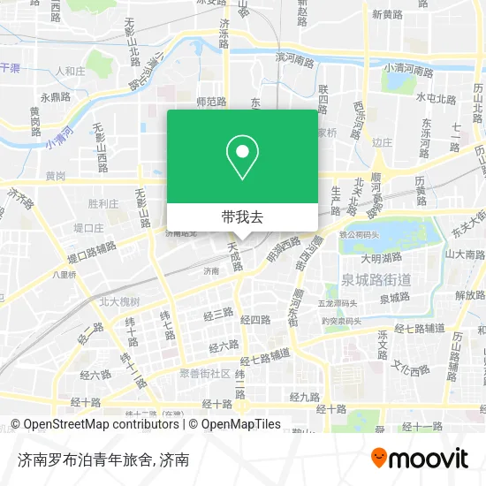 济南罗布泊青年旅舍地图