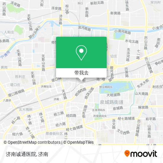 济南诚通医院地图