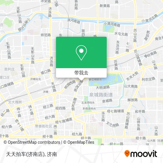 天天拍车(济南店)地图