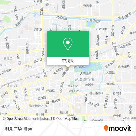 明湖广场地图