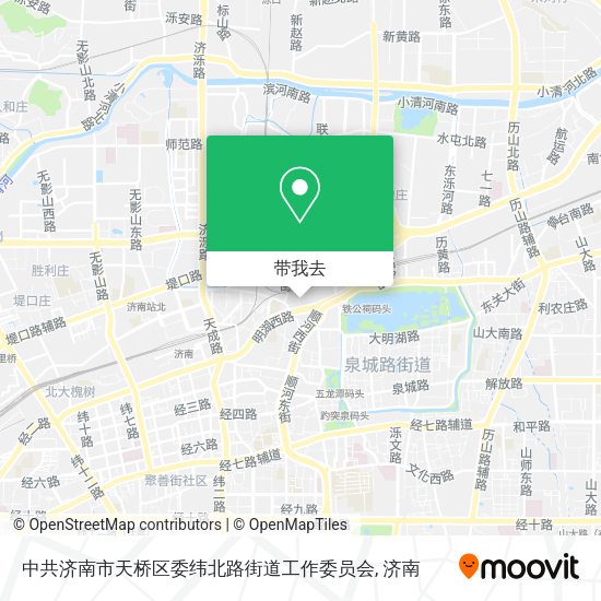 中共济南市天桥区委纬北路街道工作委员会地图