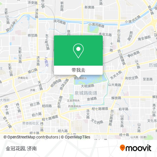 金冠花园地图
