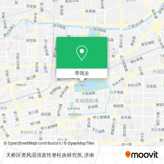 天桥区类风湿强直性脊柱炎研究所地图