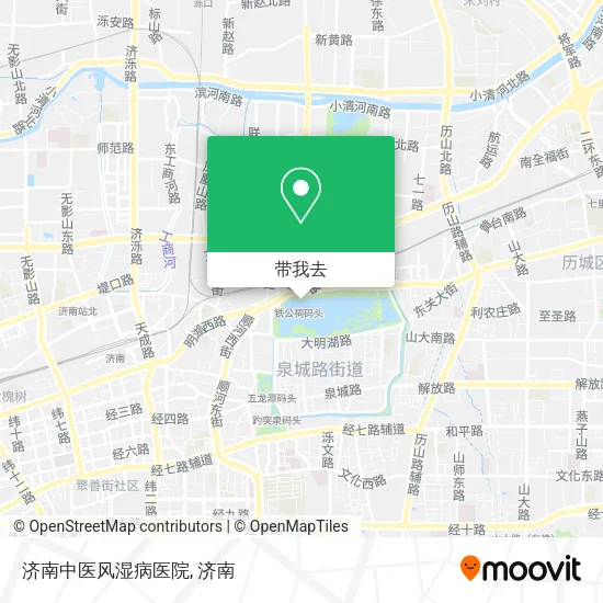 济南中医风湿病医院地图