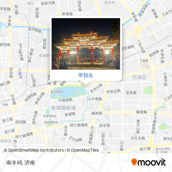 南丰祠地图