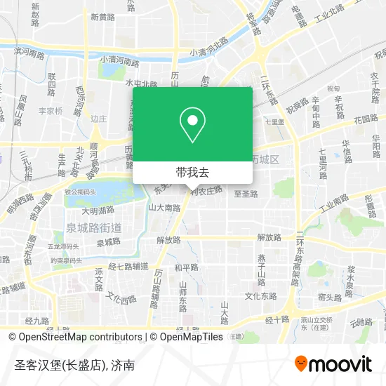 圣客汉堡(长盛店)地图