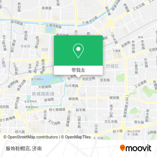 服饰鞋帽店地图