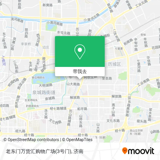 老东门万货汇购物广场(3号门)地图