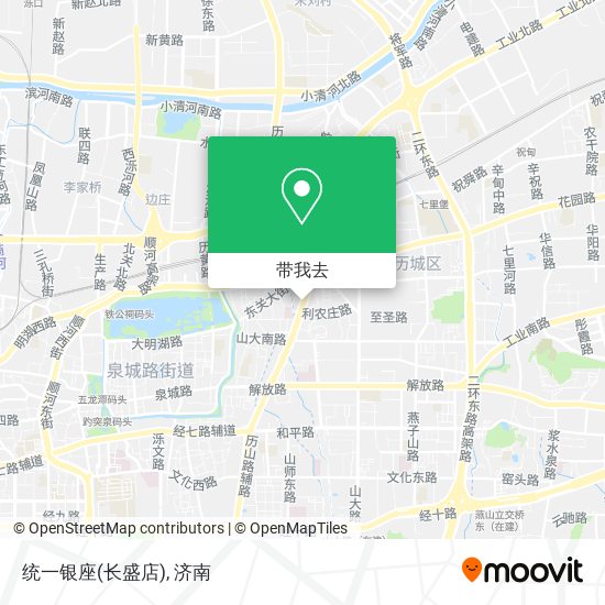统一银座(长盛店)地图