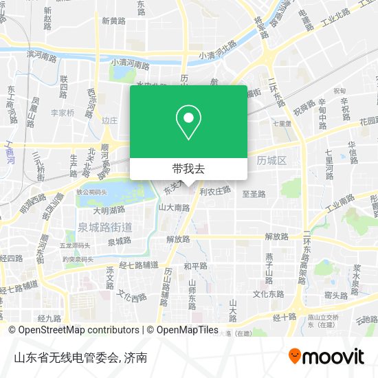 山东省无线电管委会地图