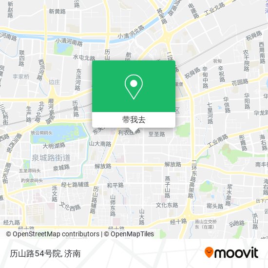历山路54号院地图