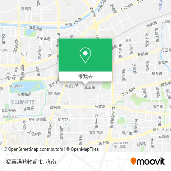 福喜满购物超市地图