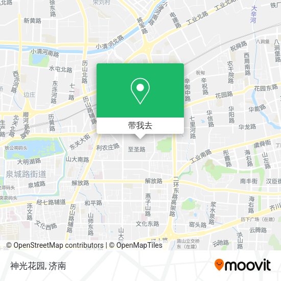 神光花园地图