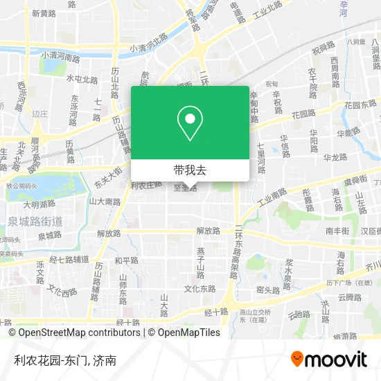 利农花园-东门地图