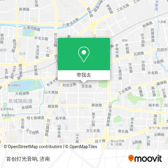 首创灯光音响地图