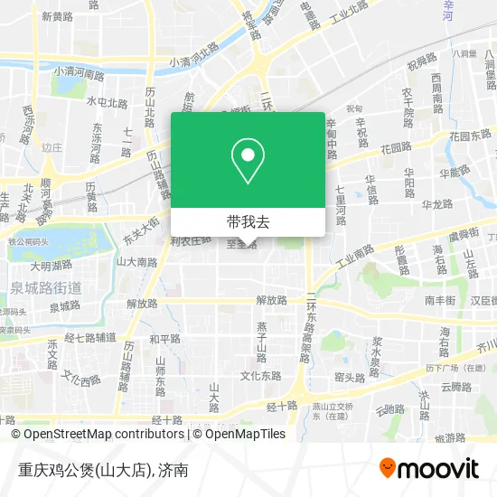 重庆鸡公煲(山大店)地图
