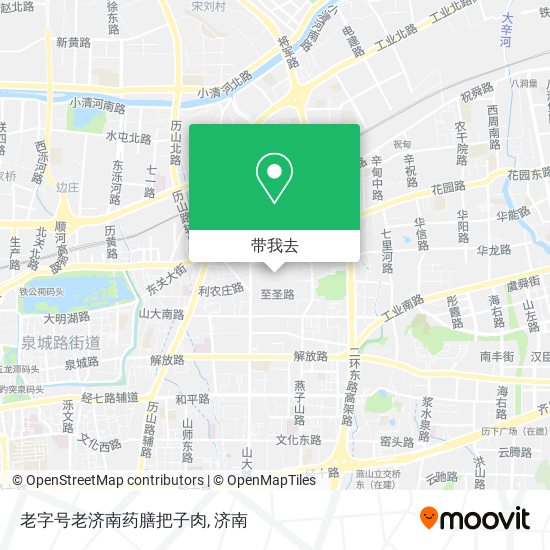 老字号老济南药膳把子肉地图