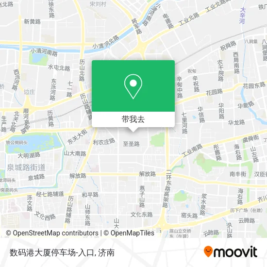 数码港大厦停车场-入口地图