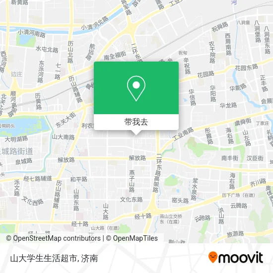山大学生生活超市地图