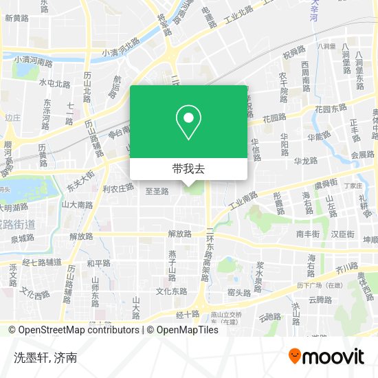 洗墨轩地图