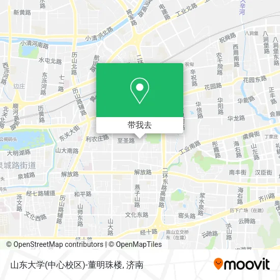 山东大学(中心校区)-董明珠楼地图