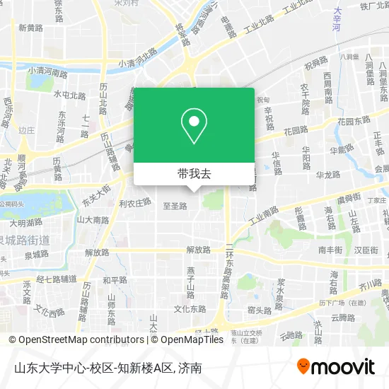 山东大学中心-校区-知新楼A区地图
