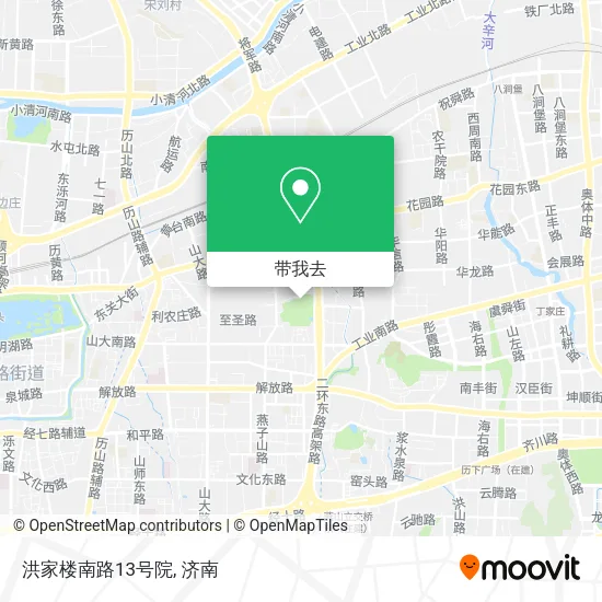 洪家楼南路13号院地图