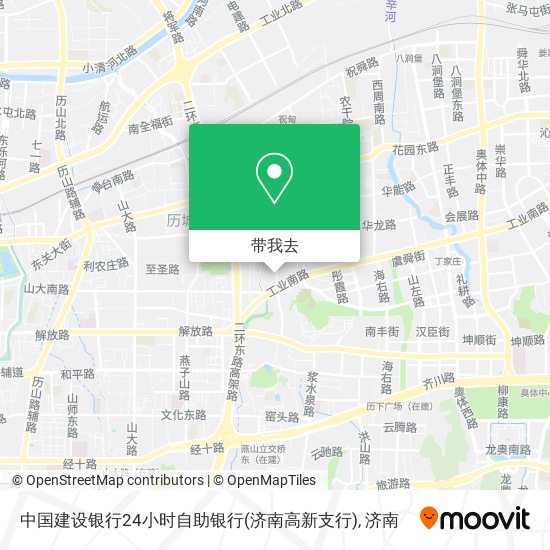 中国建设银行24小时自助银行(济南高新支行)地图