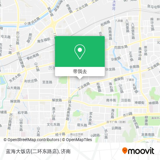 蓝海大饭店(二环东路店)地图