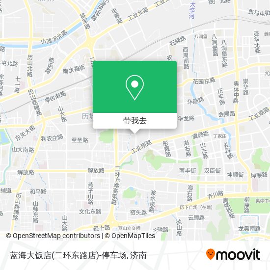 蓝海大饭店(二环东路店)-停车场地图