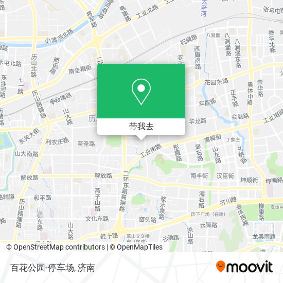 百花公园-停车场地图