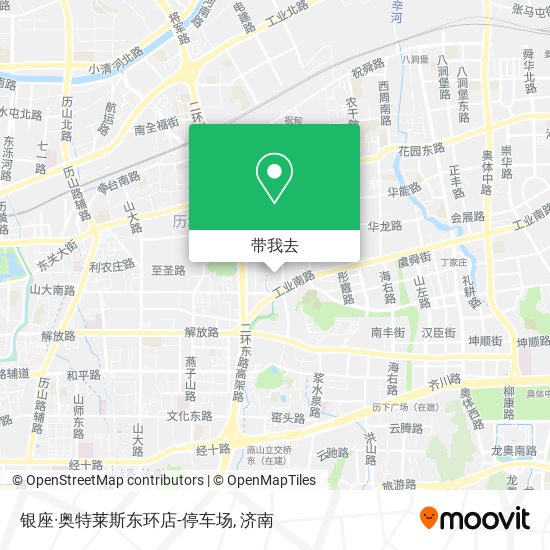 银座·奥特莱斯东环店-停车场地图