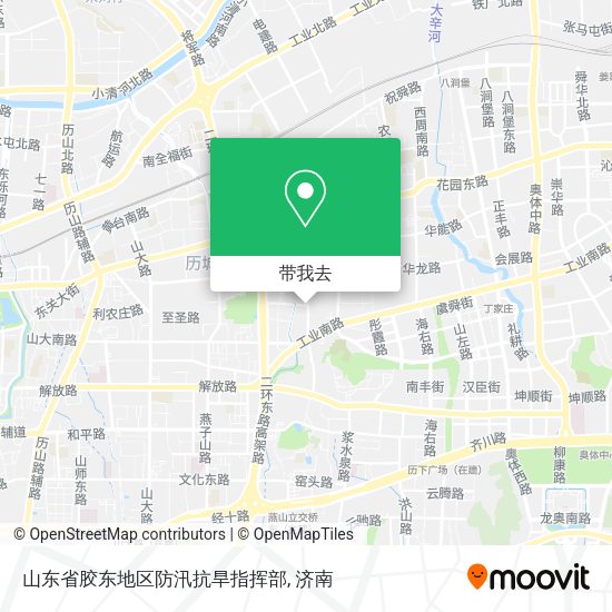 山东省胶东地区防汛抗旱指挥部地图