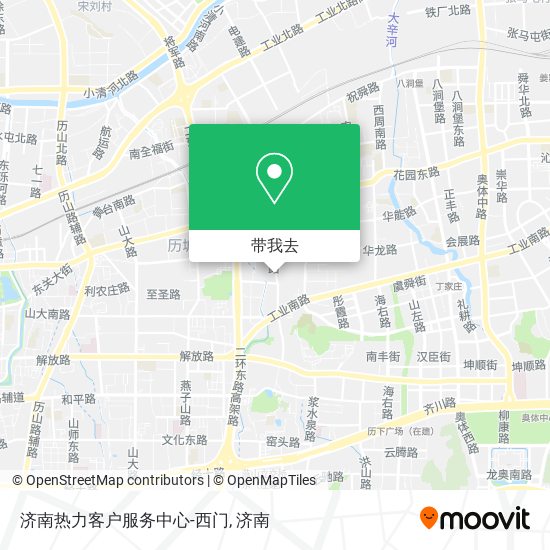 济南热力客户服务中心-西门地图