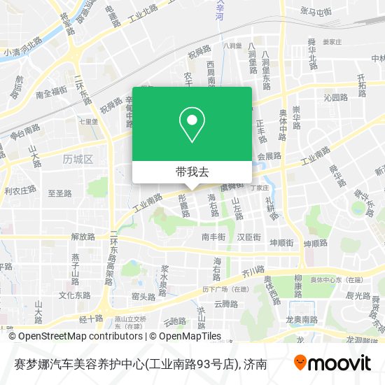 赛梦娜汽车美容养护中心(工业南路93号店)地图