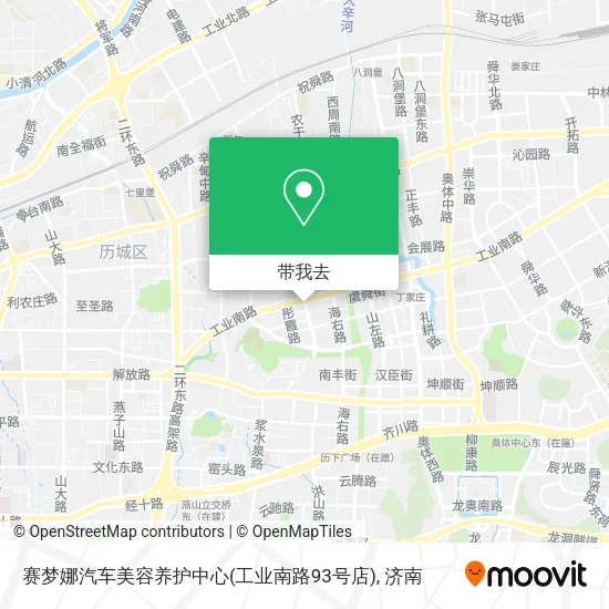 赛梦娜汽车美容养护中心(工业南路93号店)地图