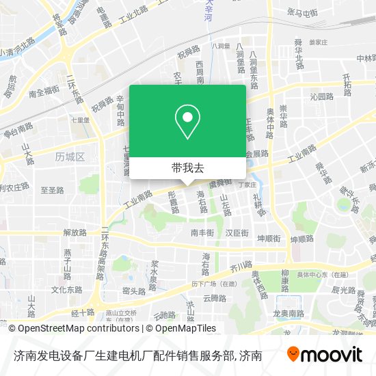 济南发电设备厂生建电机厂配件销售服务部地图