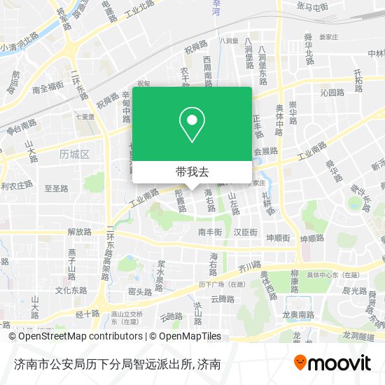 济南市公安局历下分局智远派出所地图