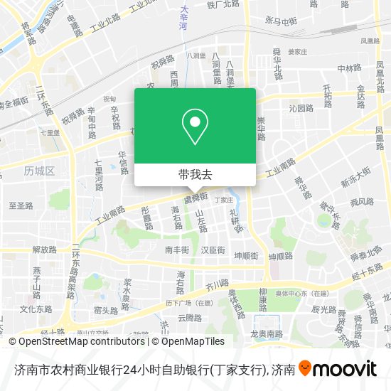 济南市农村商业银行24小时自助银行(丁家支行)地图
