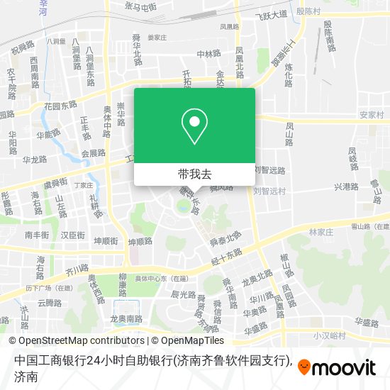 中国工商银行24小时自助银行(济南齐鲁软件园支行)地图