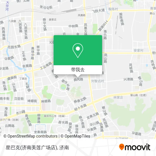 星巴克(济南美莲广场店)地图