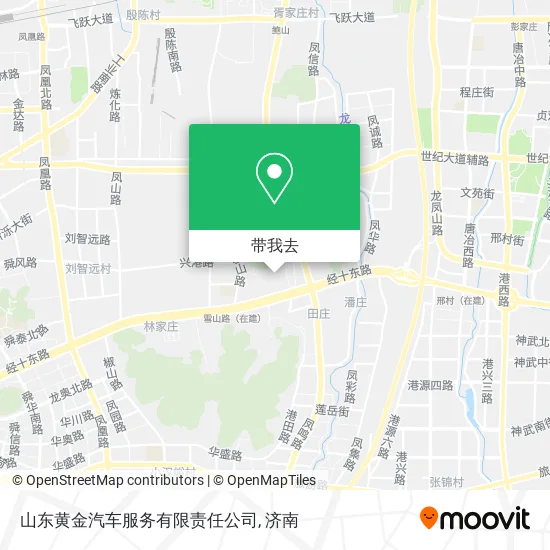 山东黄金汽车服务有限责任公司地图