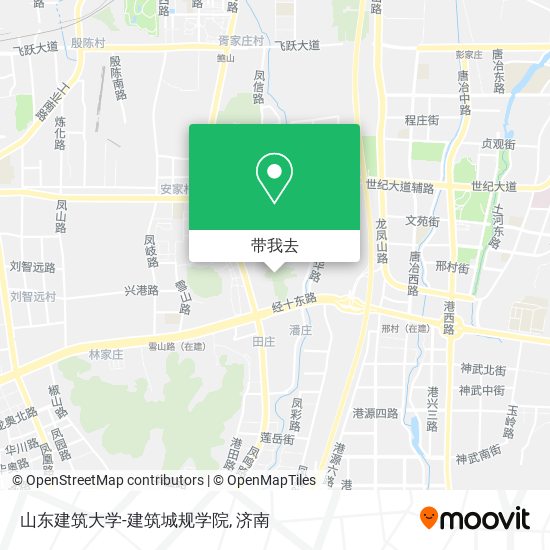 山东建筑大学-建筑城规学院地图