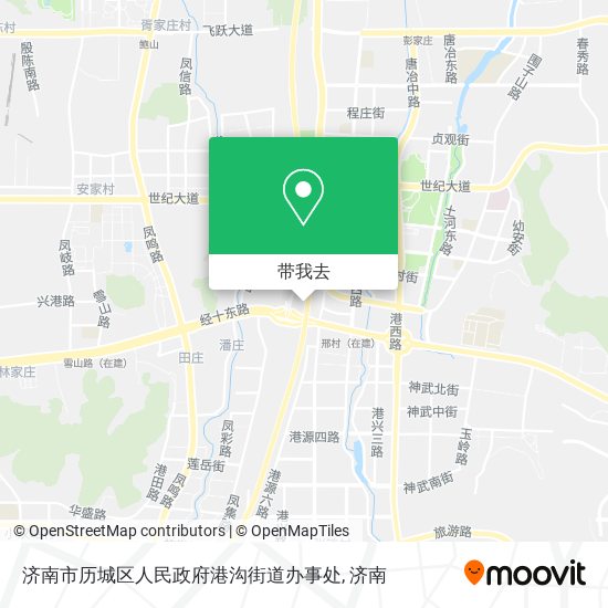 济南市历城区人民政府港沟街道办事处地图
