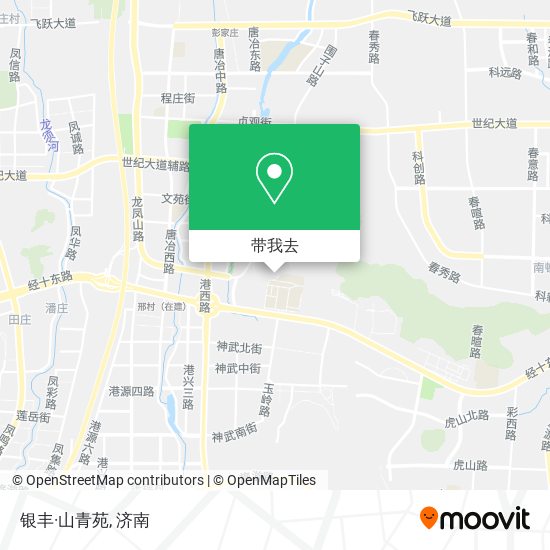 银丰·山青苑地图