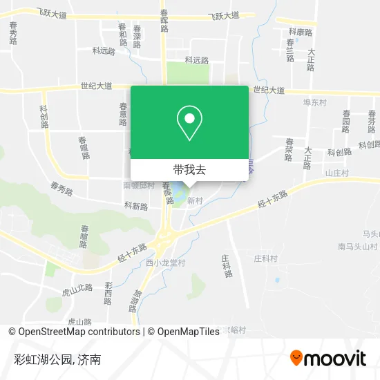 彩虹湖公园地图