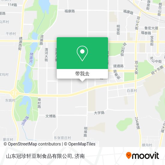 山东冠珍轩豆制食品有限公司地图