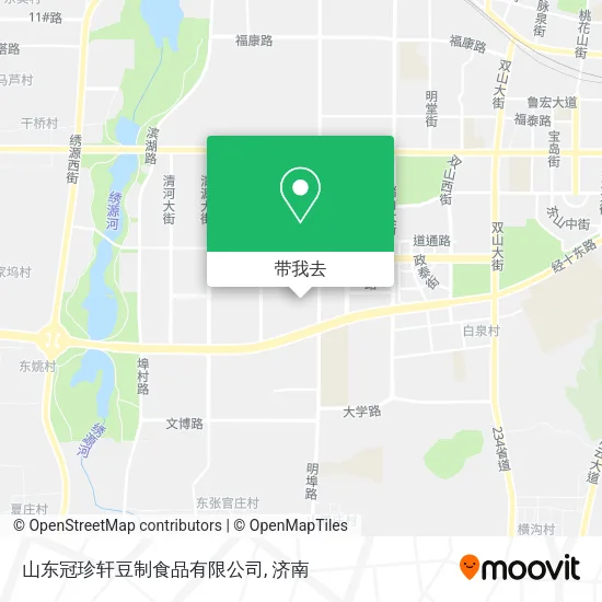 山东冠珍轩豆制食品有限公司地图